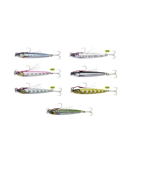 S.G.3D JIG MINNOW 7.5CM 20GR BONE WHITE G - 1