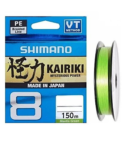 Shımano Kairiki 8 150m Mantis Green 0.190mm/12.0k - 1