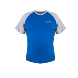 Shimano SHM Short Sleeve T-Shirt Blue XXL - SHİMANO