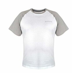 Shimano SHM Short Sleeve T-Shirt White XXL - SHİMANO