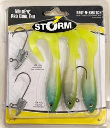STORM PRO CURL TAIL 3.5 CHARTREUSE PEARL - 