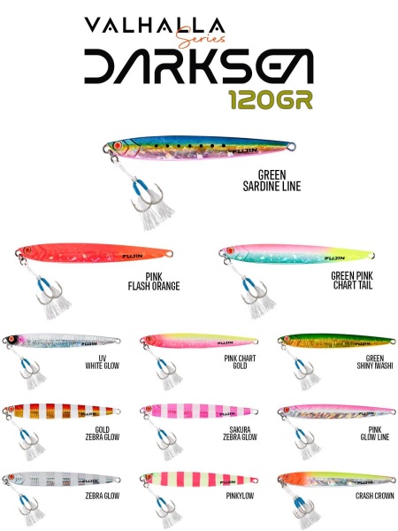 Valhalla Darksea 120gr MT42 Pink Flash Orange Jig - 1