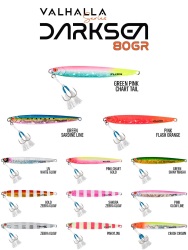 Valhalla Darksea 80gr MT44 Pink Chart Gold Jig - VALHALLA