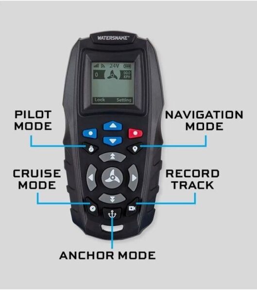 WATERSNAKE GEO SPOT GPS 80LB 78ŞAFT 24VOLT SANAL ÇAPA - 5