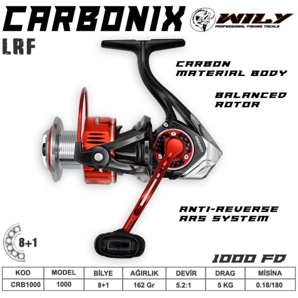 Wily Carbonix 1000 Lrf Olta Makinası 8+1 bb - 1
