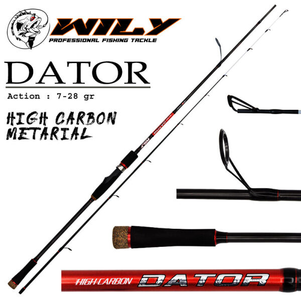 Wily Dator Spin Kamış 180 cm 7-28 gr - 1