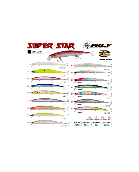 WILY Superstar 18,5cm 36gr CL:17 - 1