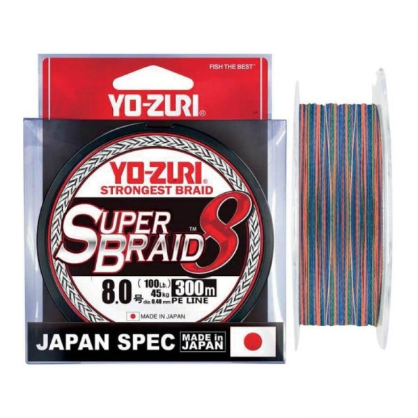 YOZURI SUPER BRAID 8X M.COLOR İP MİSİNA 0.19MM - 300M - 1