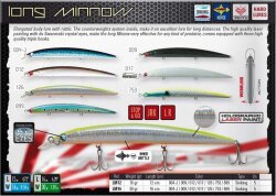 YUKI FISHUS LONG MINNOW 12,5CM 14,3GR RENK:004-J - YUKİ